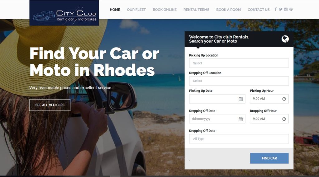 City club Rent a car in Rhodes island - faliraki rent a moto and car, faliraki rhodos car hire rentals scooter , motorbikes, quads and attv